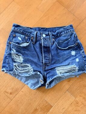 Levi's Classic Blue Jean Shorts